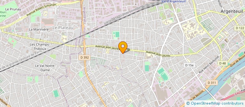 localisation de l'entreprise DIPAC à ARGENTEUIL