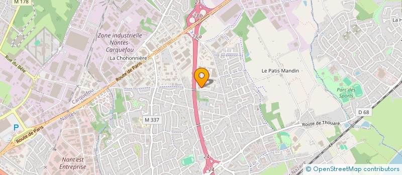 localisation de l'entreprise DIPAC à SAINTE-LUCE-SUR-LOIRE