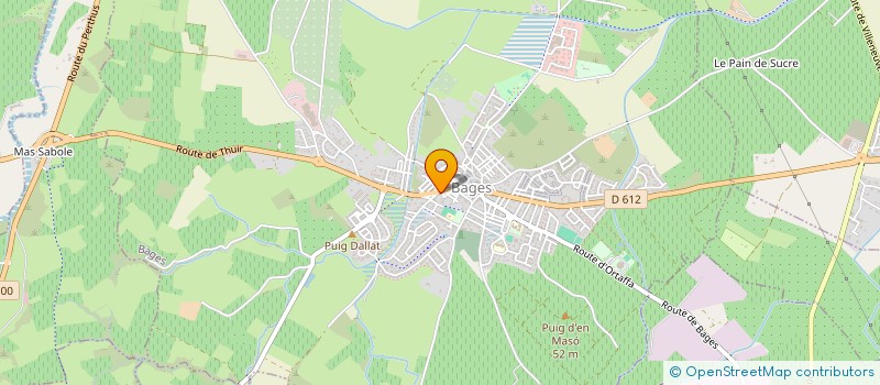 localisation de l'entreprise DIPAC  BAGES