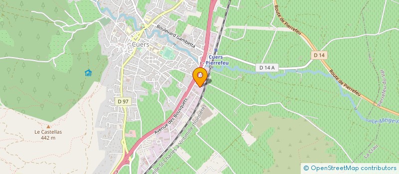 localisation de l'entreprise DIPAL à CUERS