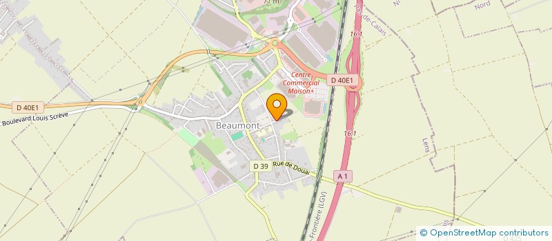 localisation de l'entreprise DIPAMACA à HENIN-BEAUMONT