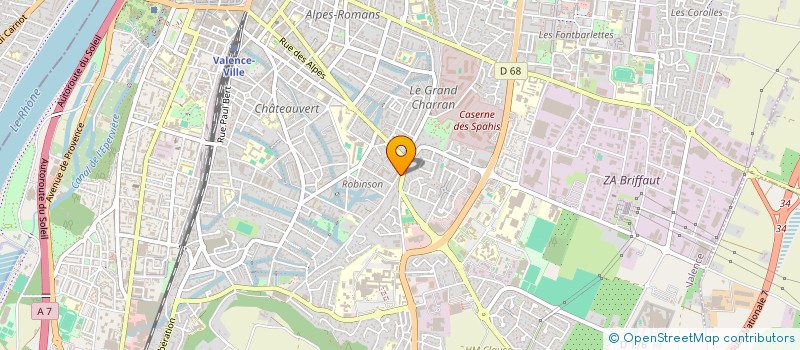 localisation de l'entreprise DIPAYEN FAUCHER INDIVISION à VALENCE
