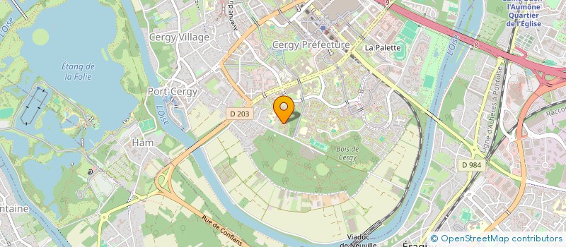 localisation de l'entreprise DIPCARE 95 à PONTOISE