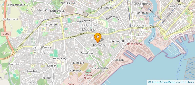 localisation de l'entreprise DIPENCO à BREST