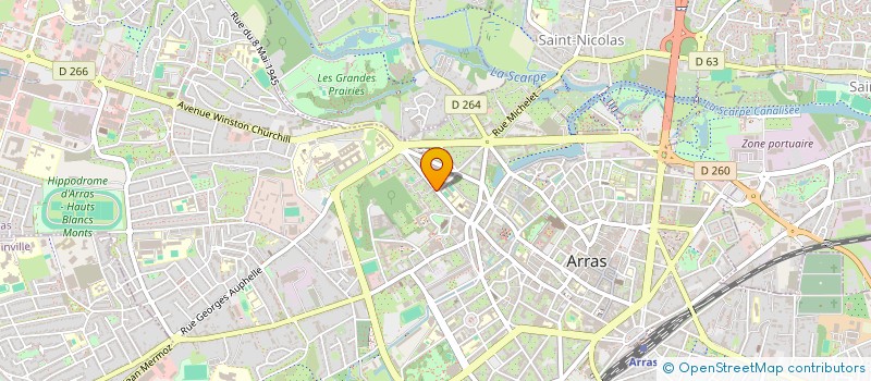 localisation de l'entreprise DIPL'HOME à ARRAS