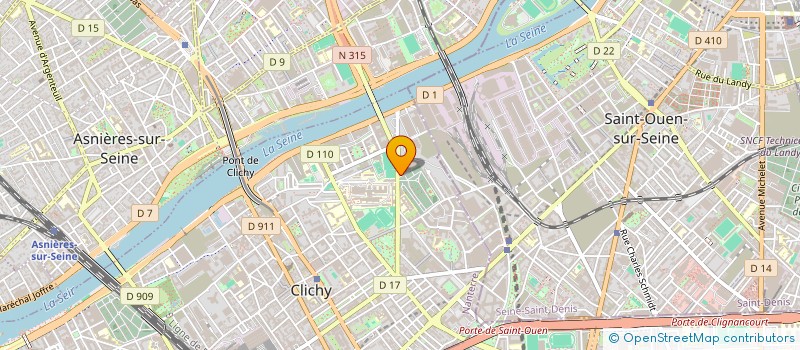 localisation de l'entreprise DIPLOFOCUS à CLICHY