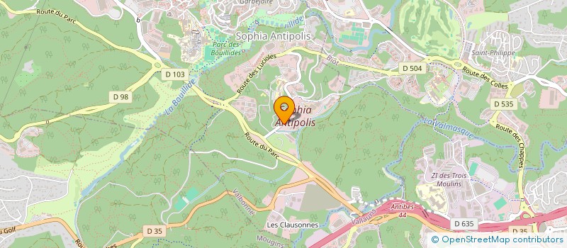 localisation de l'entreprise DIPLOMADVISOR à VALBONNE