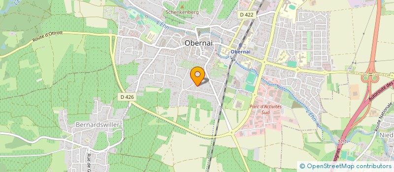 localisation de l'entreprise DIPLUVIA à OBERNAI
