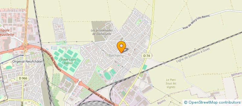 localisation de l'entreprise DIPMADE  BETHENY