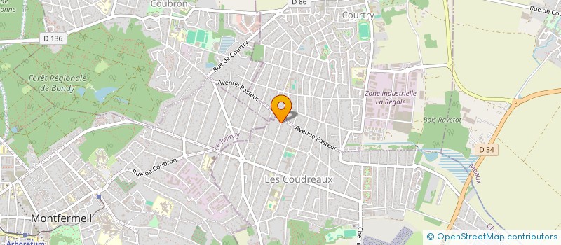 localisation de l'entreprise DIPOMPOM BAT  CHELLES