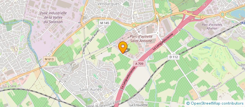 localisation de l'entreprise DIPOSTEL à SAINT-AUNES