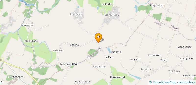 localisation de l'entreprise DIPRA  PLOUGOUMELEN