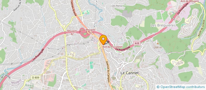 localisation de l'entreprise DIPRAMES  MOUGINS