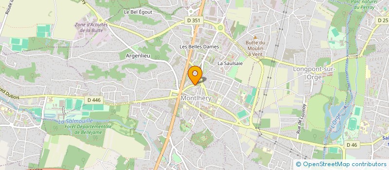 localisation de l'entreprise DIPRI AUTO SERVICES à MONTLHERY