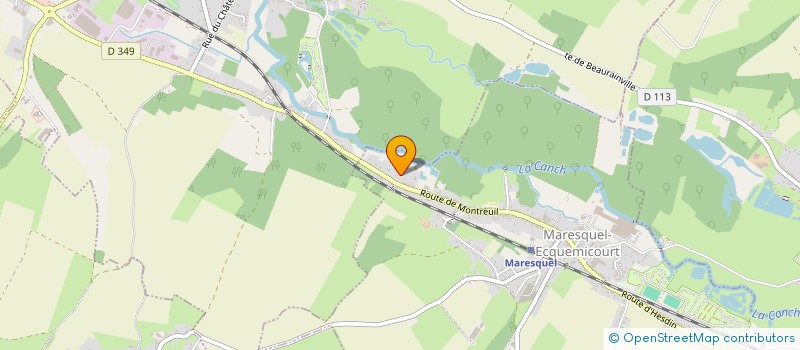 localisation de l'entreprise DIPROCOIF' à MARESQUEL-ECQUEMICOURT