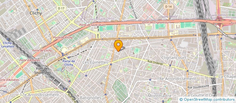 localisation de l'entreprise DIPROFA SARL à PARIS