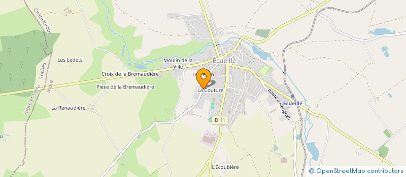 localisation de l'entreprise DIPSY à ECUEILLE