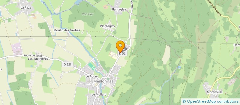 localisation de l'entreprise DIPSY  MEILLONNAS