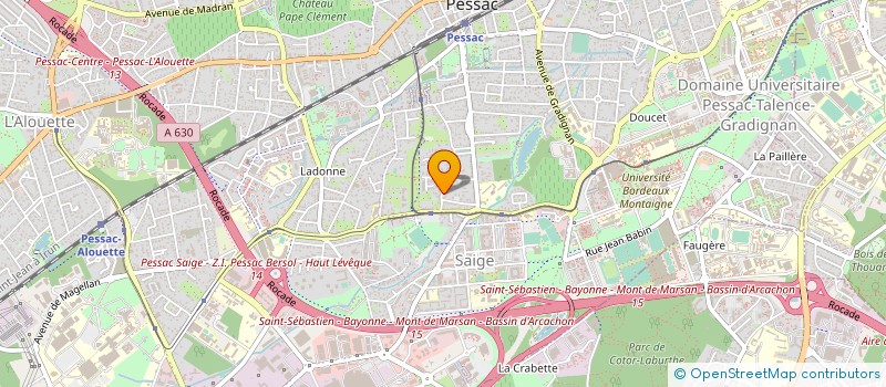 localisation de l'entreprise DIR ACTIV à PESSAC