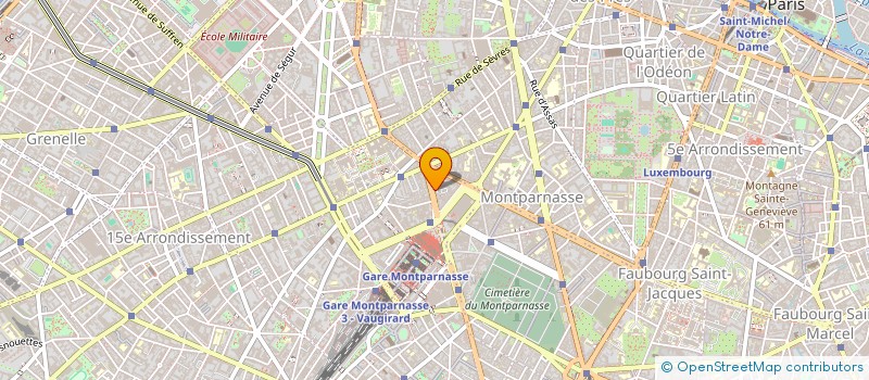 localisation de l'entreprise DIR DE L'ESPACE RURAL ET DE LA FORET à PARIS