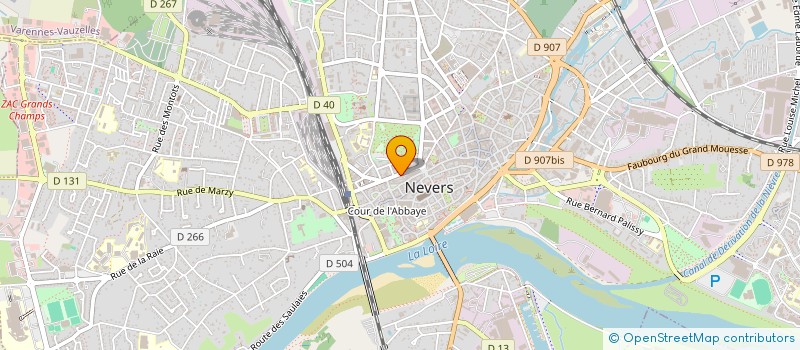 localisation de l'entreprise DIR DES OEUVRES DIOCESAINES à NEVERS