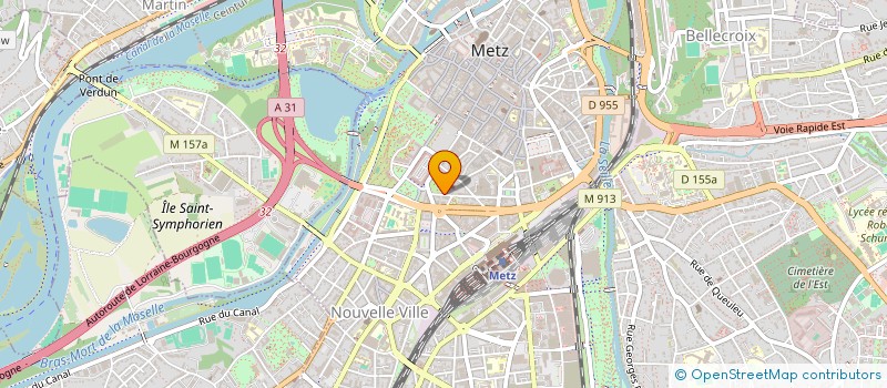 localisation de l'entreprise DIR DIOCES ENSEIGN EDUC CATHOLIQUES à METZ