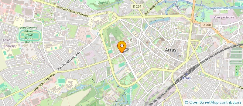 localisation de l'entreprise DIR DIOCES ENSEIGNEMENT CATHOL P-DE-C à ARRAS