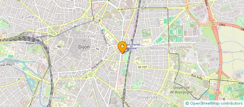localisation de l'entreprise DIR DIOCESAINE ENSEIGNEMENT CATHOLIQUE  DIJON