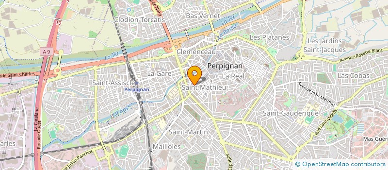 localisation de l'entreprise DIR ENSEIGNEMENT RELIGIEUX à PERPIGNAN