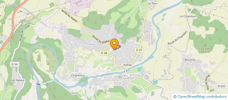 localisation de l'entreprise DIR'FINANCES  COUBON