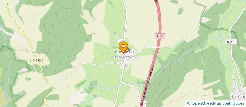 localisation de l'entreprise DIR-PRODECAP à COURCELLES-EN-MONTAGNE