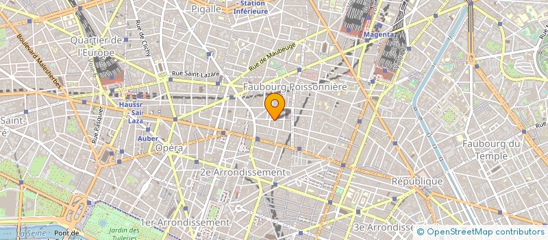 localisation de l'entreprise DIR RH L'ECOLE DES RESSOURCES HUMAINES  PARIS