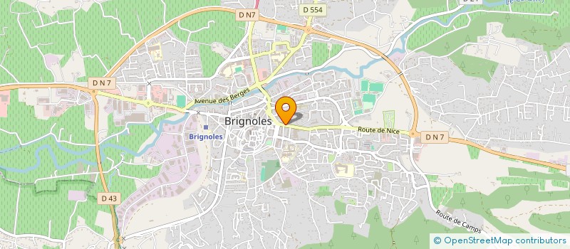 localisation de l'entreprise DIRAC  BRIGNOLES