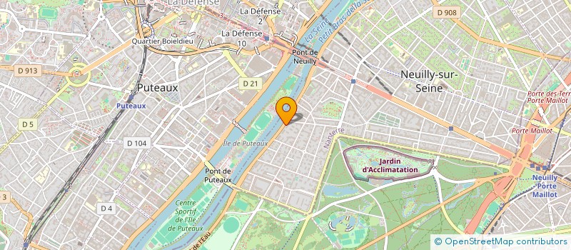 localisation de l'entreprise DIRAC à NEUILLY-SUR-SEINE