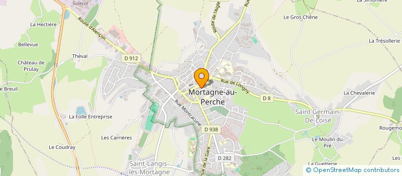 localisation de l'entreprise DIRAC MULTIMEDIA à MORTAGNE-AU-PERCHE