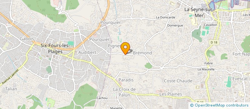 localisation de l'entreprise DIRAN à LA SEYNE-SUR-MER