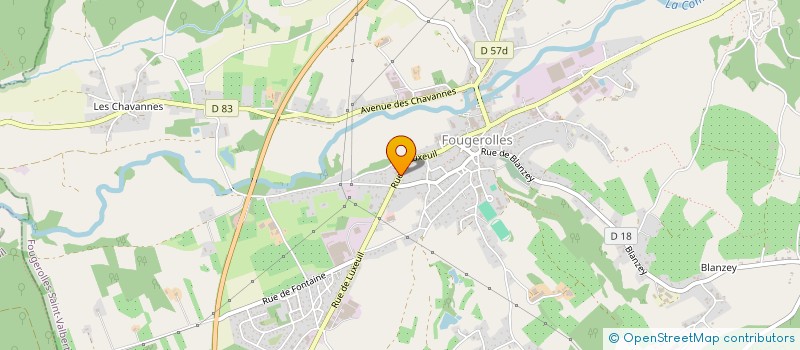 localisation de l'entreprise DIRAND-DUMONT  FOUGEROLLES-SAINT-VALBERT