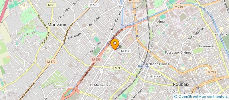 localisation de l'entreprise DIRCO CONSEIL  TOURCOING