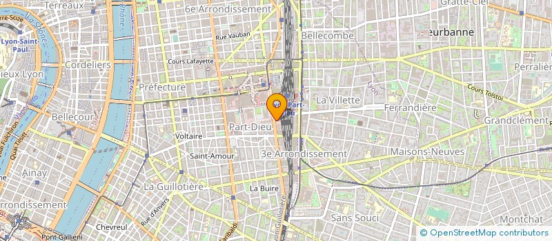 localisation de l'entreprise DIRCOFI CENTRE EST à LYON