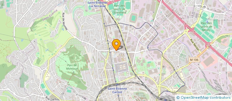 localisation de l'entreprise DIRCOM MEDIA  SAINT-ETIENNE