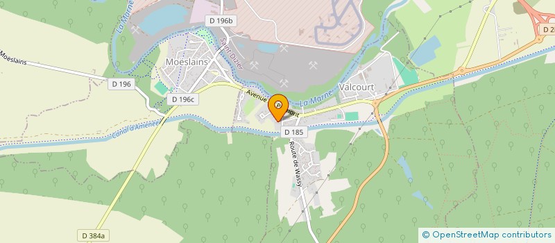 localisation de l'entreprise DIRCOM & PARTNERS à SAINT-DIZIER