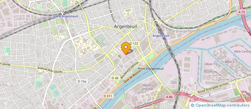 localisation de l'entreprise DIRDOU  ARGENTEUIL