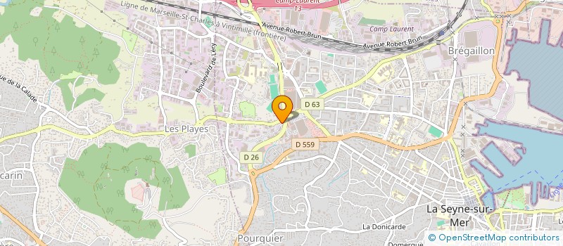 localisation de l'entreprise DIRE DIFFUSION INTERNET REALISAT EDI à LA SEYNE-SUR-MER