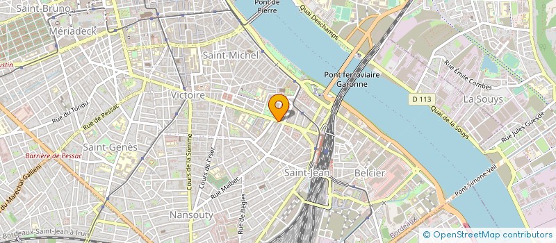 localisation de l'entreprise DIRE ET VIVRE à BORDEAUX