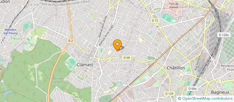 localisation de l'entreprise DIRE LE MONDE à CLAMART