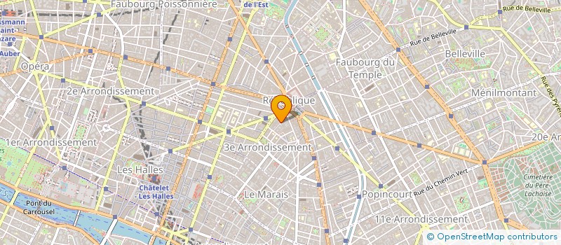 localisation de l'entreprise DIRE LE VIN à PARIS