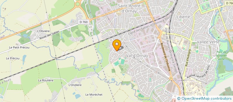 localisation de l'entreprise DIRE POUR GRANDIR à LA ROCHE-SUR-YON