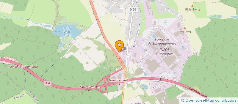 localisation de l'entreprise DIRECT à HAMBACH