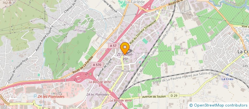 localisation de l'entreprise DIRECT  LA GARDE