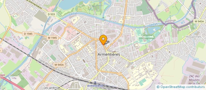 localisation de l'entreprise DIRECT ALARME SANS FIL à ARMENTIERES